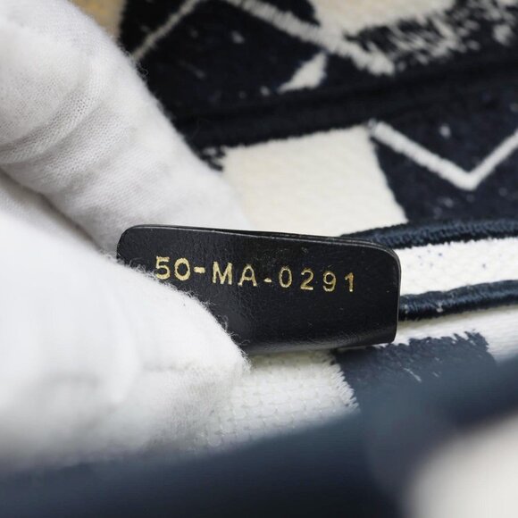 Christian Dior  Saddle Embroidered Stars Canvas Hobo Bag White - Picture 14 of 14